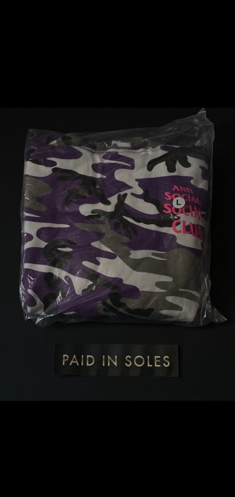 Anti Social Social Club True Colors Purple Hoodie Camo (SOLD OUT