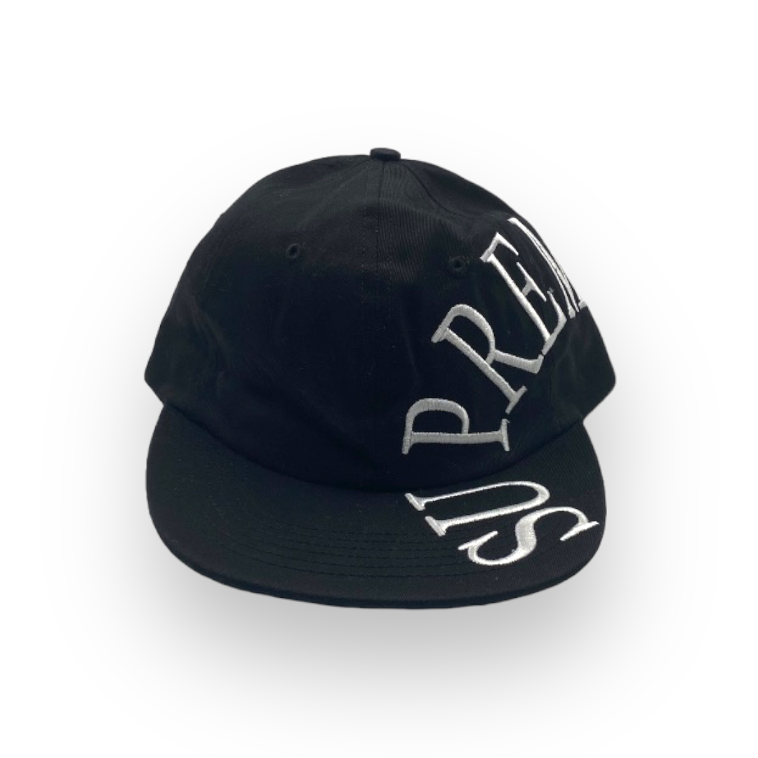 Supreme Side Arc 6-Panel Black - Paid In Soles